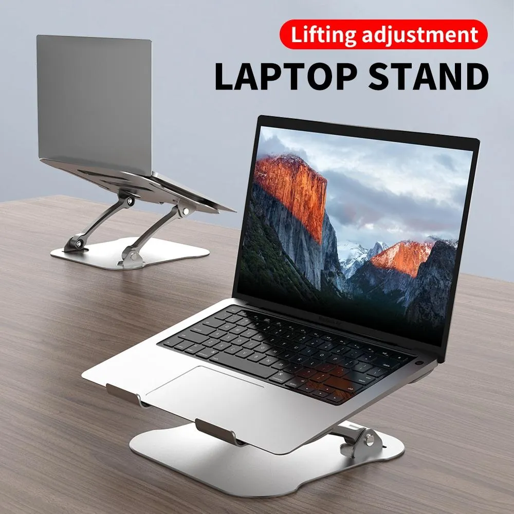 Adjustable Laptop Stand Silver