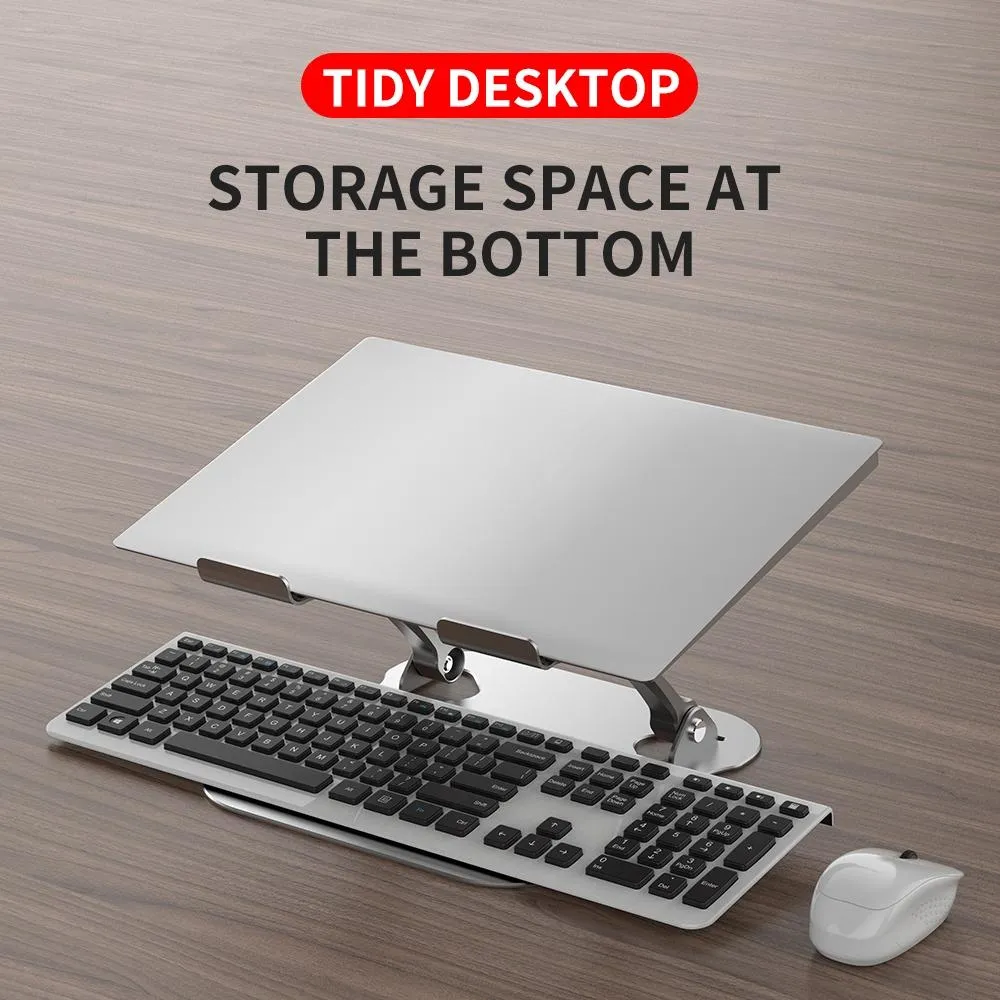 Adjustable Laptop Stand Silver