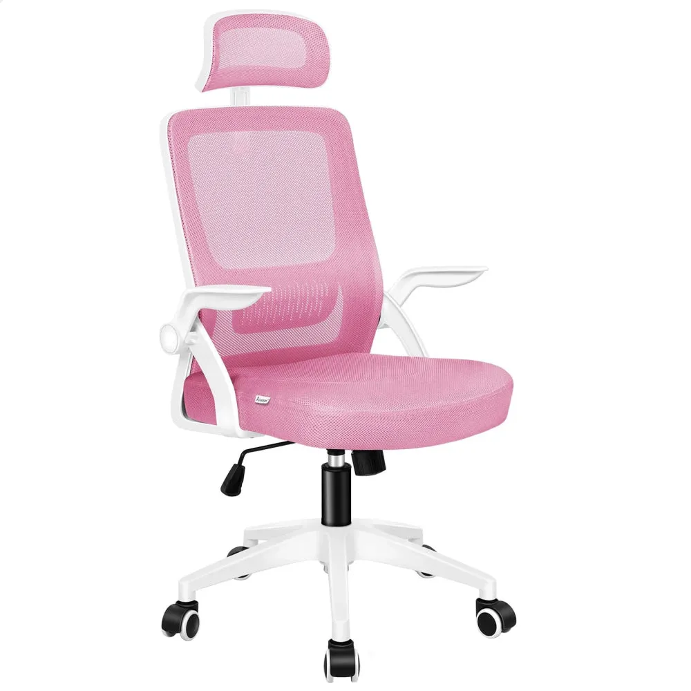 Adjustable Mesh Office Chair Head Armrests
