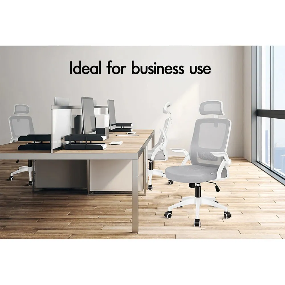 Adjustable Mesh Office Chair Head Armrests