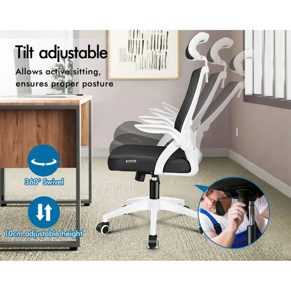 Adjustable Mesh Office Chair Head Armrests