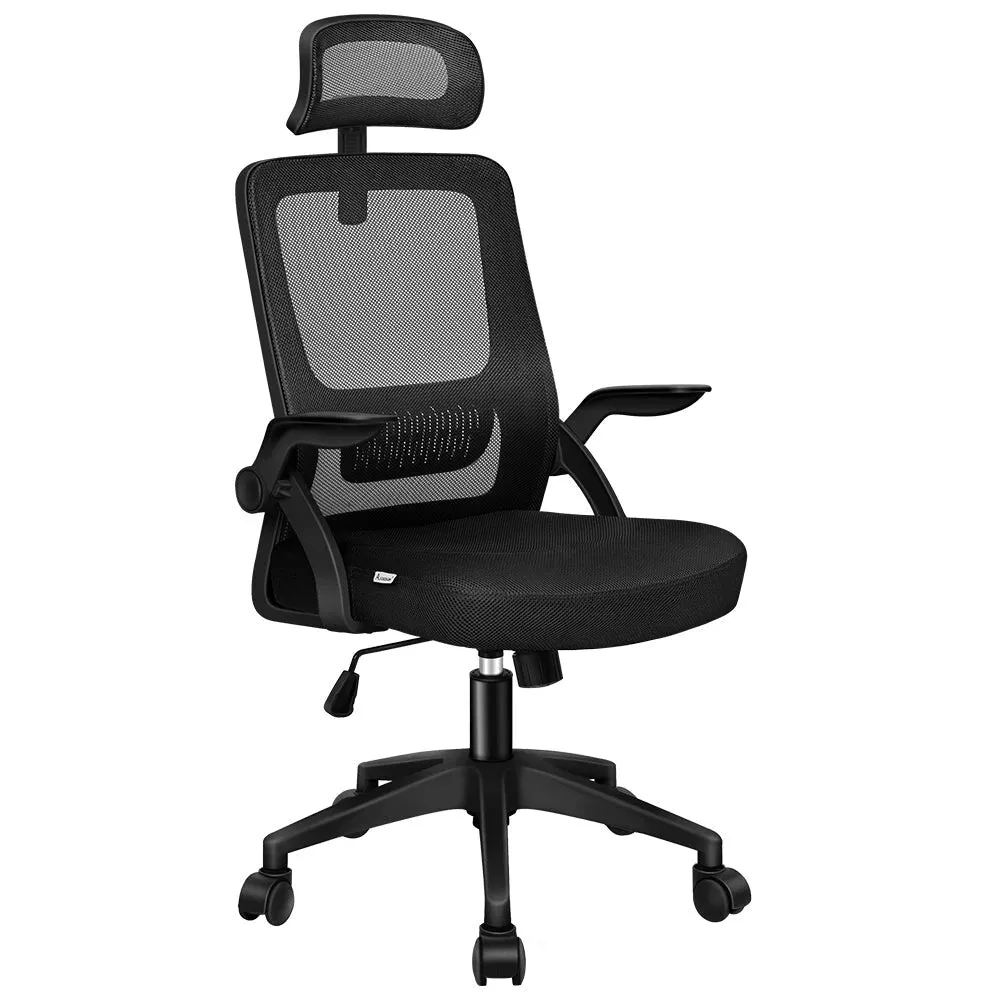 Adjustable Mesh Office Chair Head Armrests
