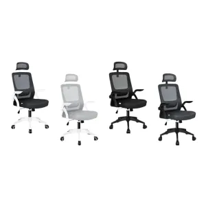 Adjustable Mesh Office Chair Head Armrests