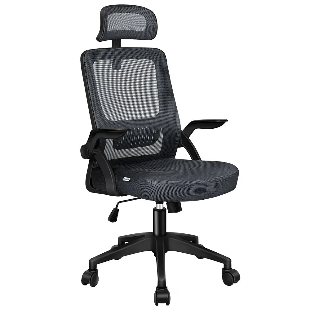 Adjustable Mesh Office Chair Head Armrests