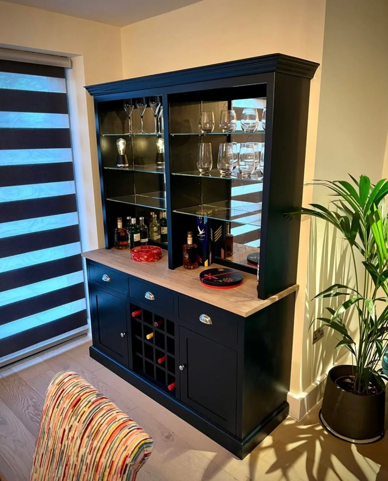 Antique Mirror Bar Dresser