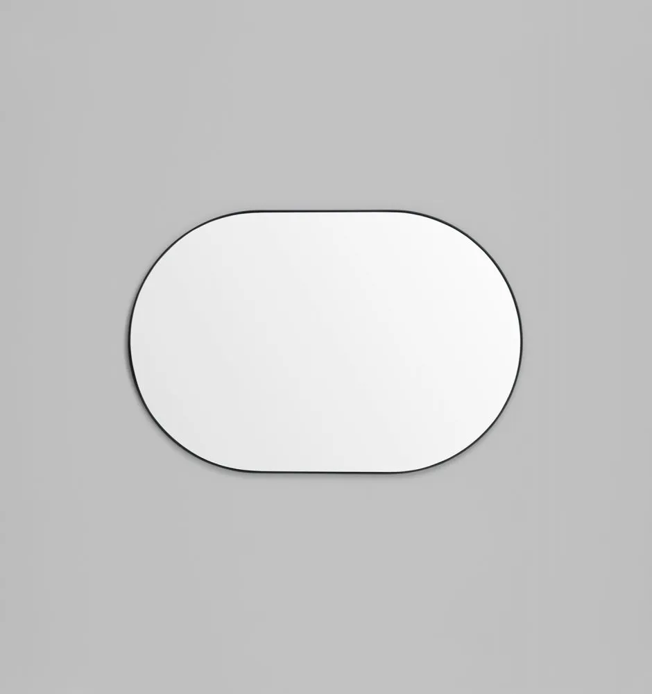 Bjorn Oval Black Rim Mirror - PRE ORDER