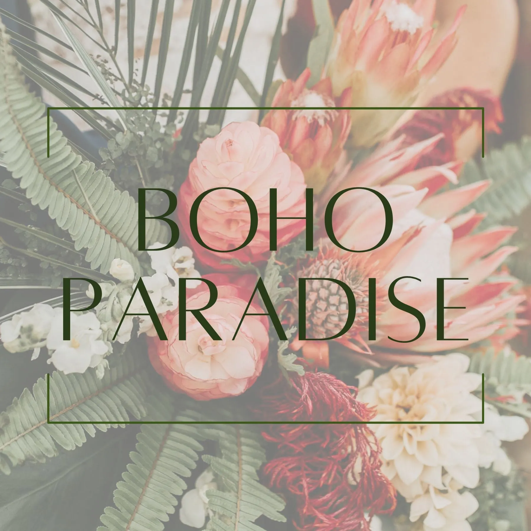 Boho Paradise - Chair Decor
