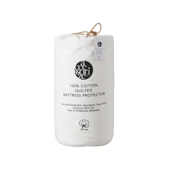 Cotton Quilted Mattress Protector