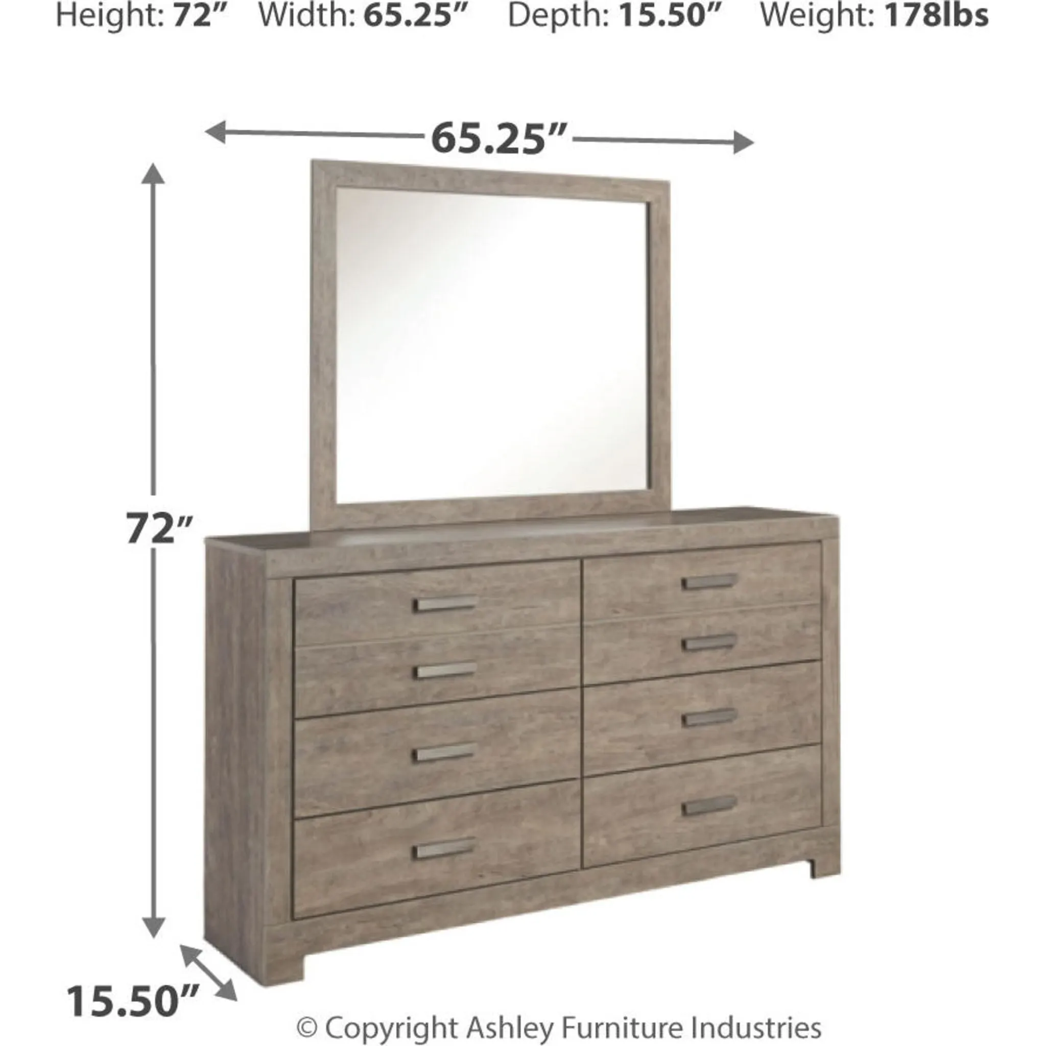 Culverbach Dresser and Mirror