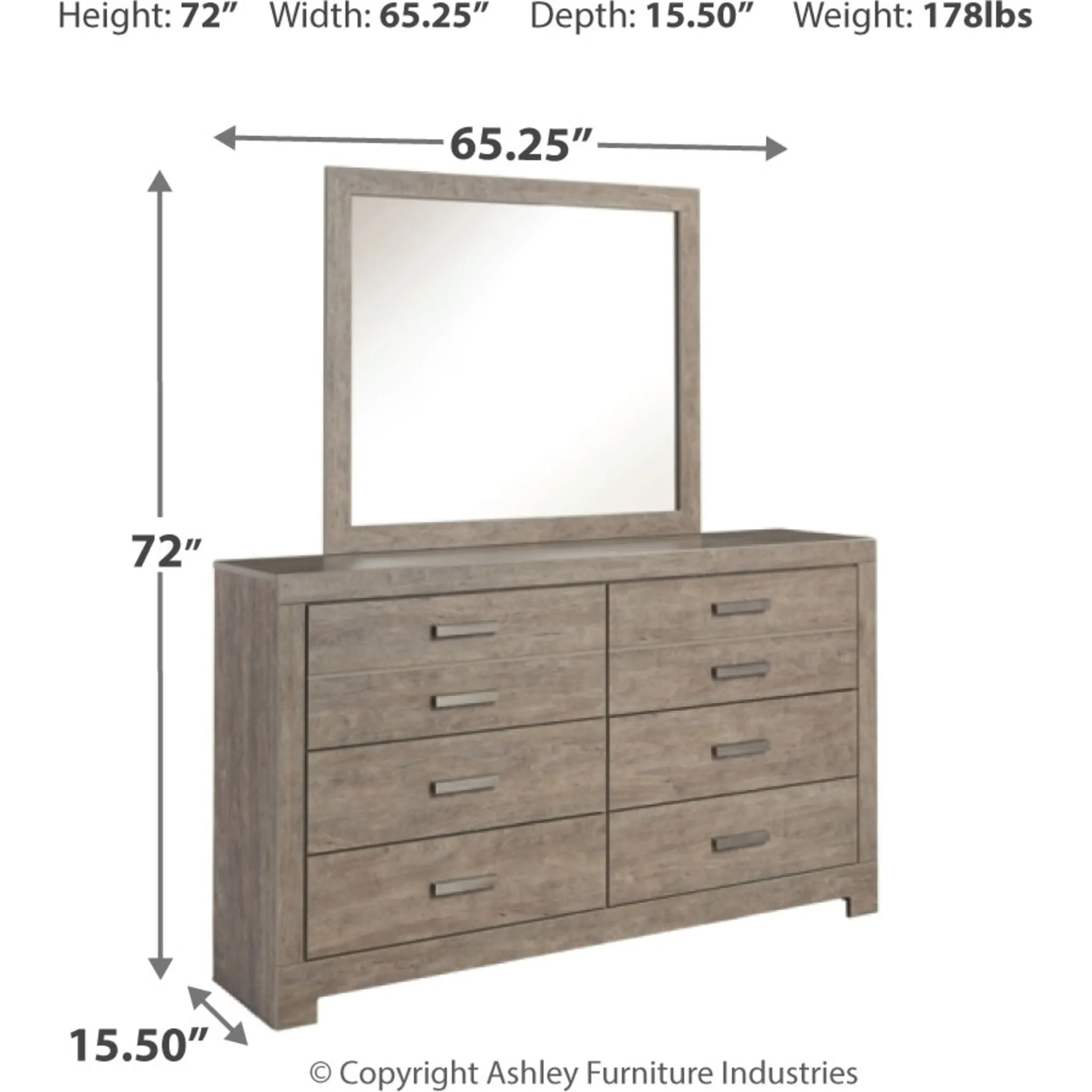 Culverbach Dresser and Mirror