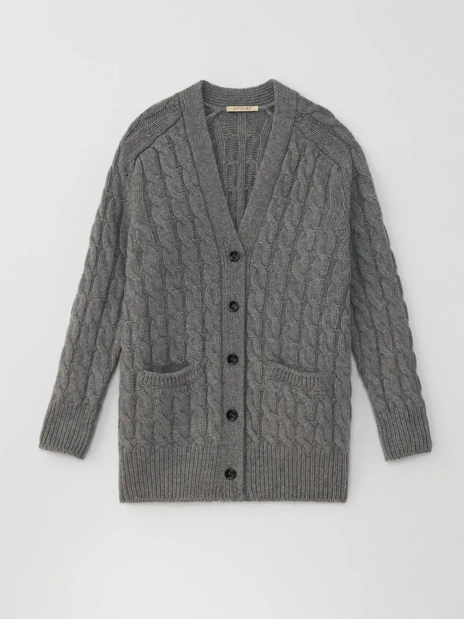 Lou Lou Cardigan - Graphite Melange