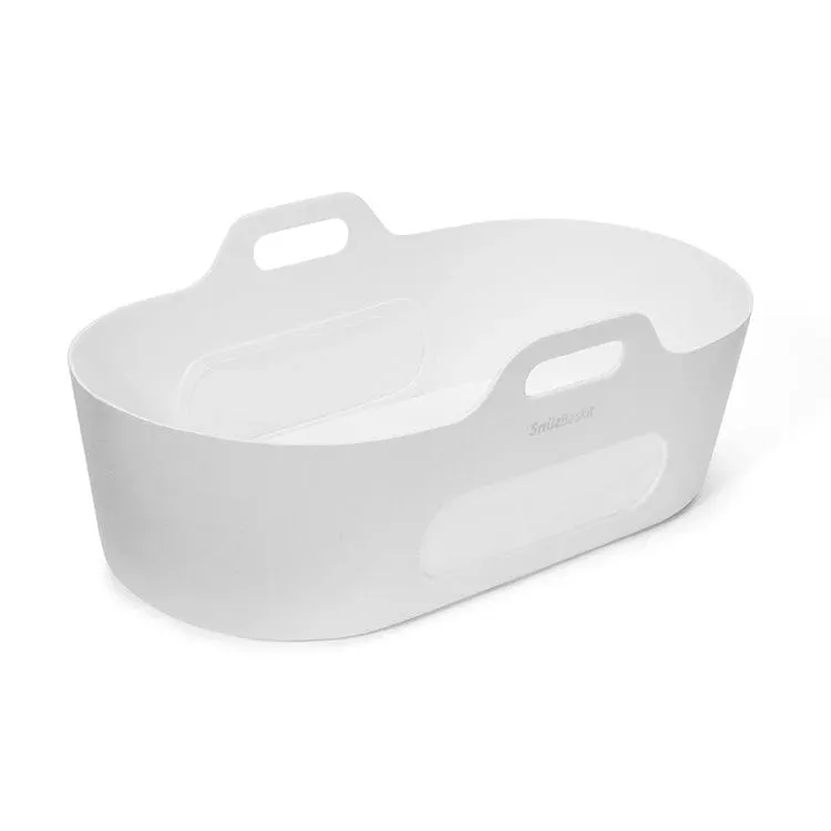 SnuzBaskit Moses Basket & Stand - All White