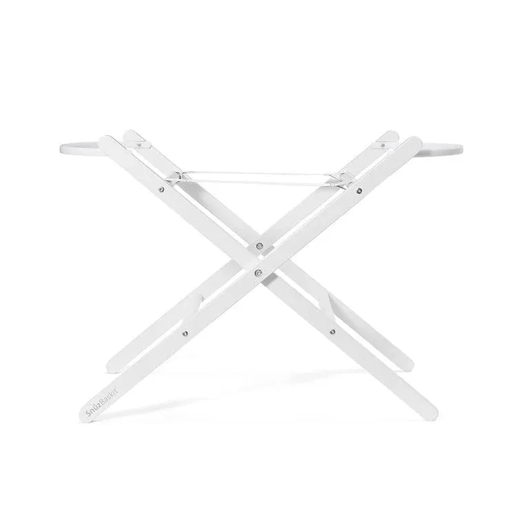 SnuzBaskit Moses Basket & Stand - All White